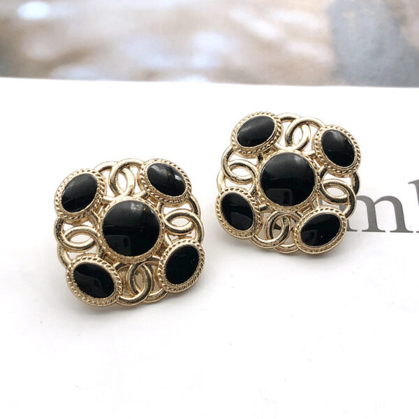 20mm Square Metal Pearl Shank Buttons for Women's Cardigans 20pcs - Image 3
