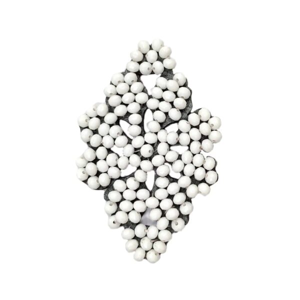Hand-Beaded Multicolor Crystal Grape Applique 6 Pack - Image 2