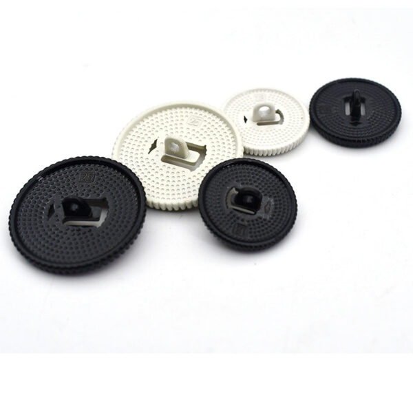 25mm Vintage Letter M Hollow Metal Decorative Coat Buttons 20pcs - Image 2