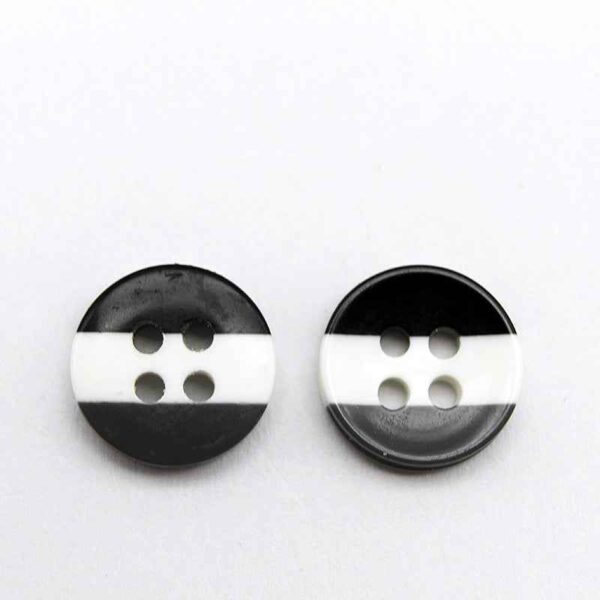 11.5/15mm Round Rainbow Striped Resin Buttons for Baby Clothing 100pcs