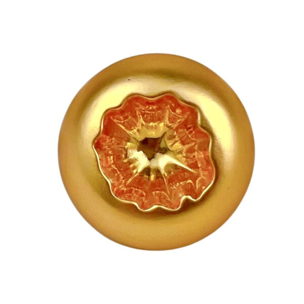 18/23mm Mist Silver Gold Vintage Eggshell Resin Metal Button 20pcs - Image 4