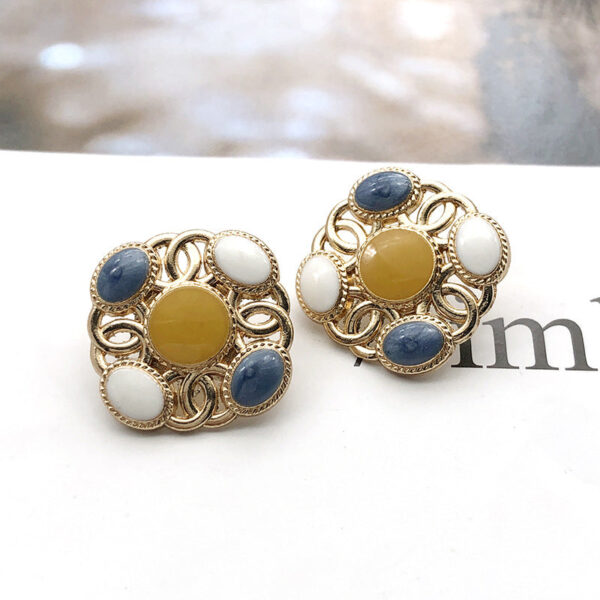 20mm Square Metal Pearl Shank Buttons for Women's Cardigans 20pcs - Image 9