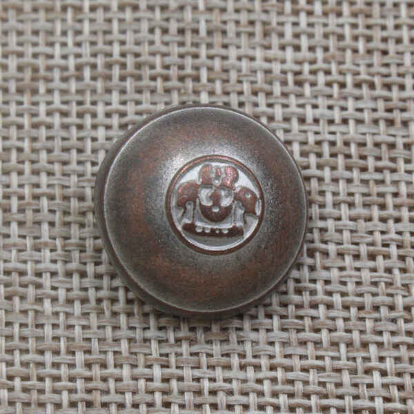 15/20/23mm Vintage Bronze Tin Round Shank Buttons 96 Pack - Image 2