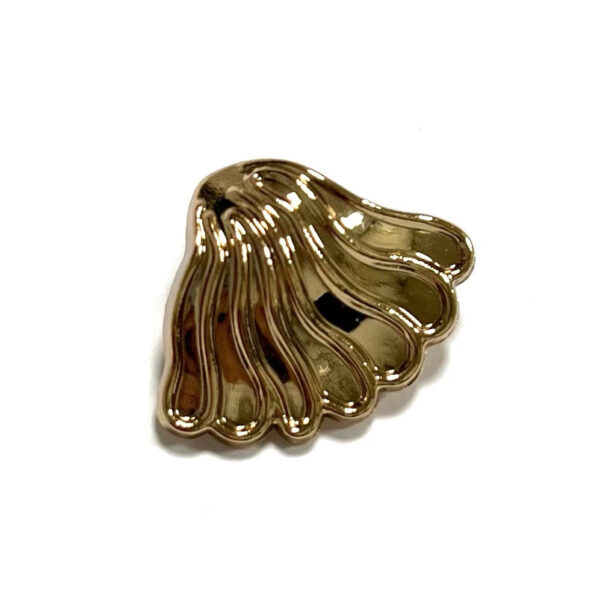 23mm Vintage Gold Fan Metal Shank Buttons for Coats 20pcs - Image 5