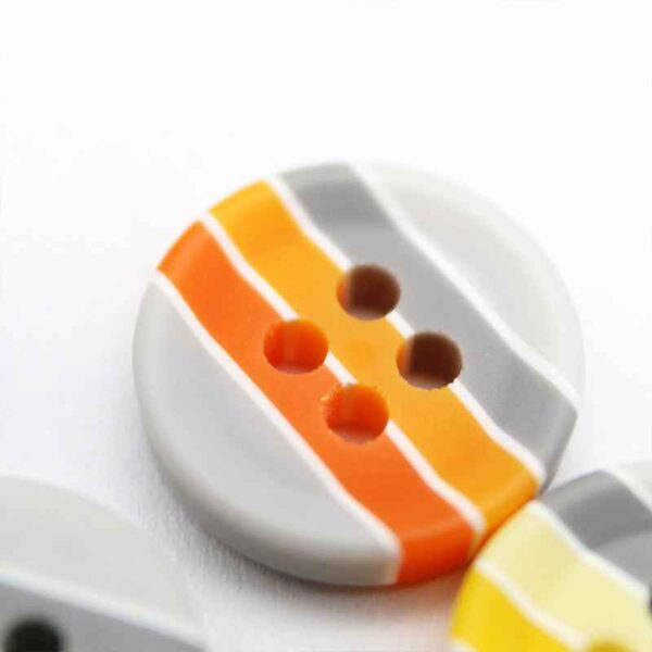 12.5mm Green Yellow Round Resin Buttons for Kids' Sweaters 100pcs