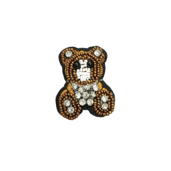 Cute Cherry Bow and Animal Hand-Embroidered DIY Applique 5 Pack - Image 2