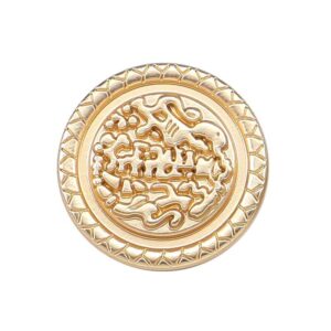 3/4 Inch Double Horse Wave Metal Coat Buttons 20pcs