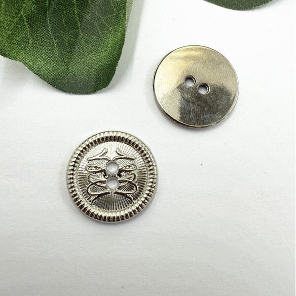 12/15/18mm Vintage Metal Buttons Two Holes for Coats Jackets 96 Pack - Image 7