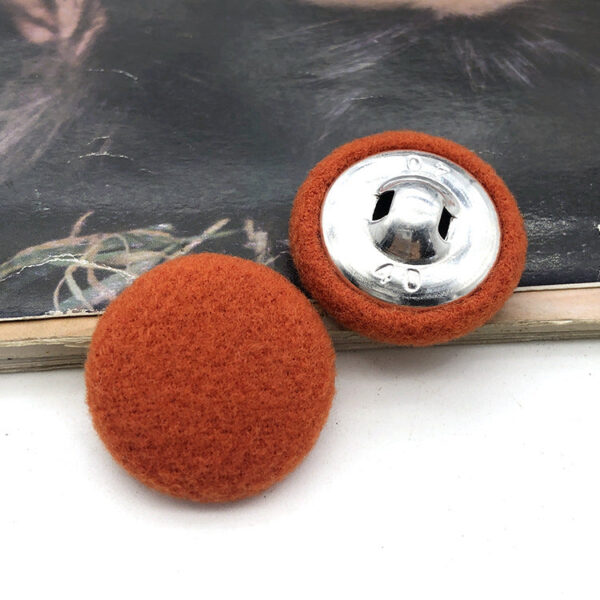 28mm Round Fabric-Covered Buttons for Women's Cashmere Coats 20pcs - Image 8