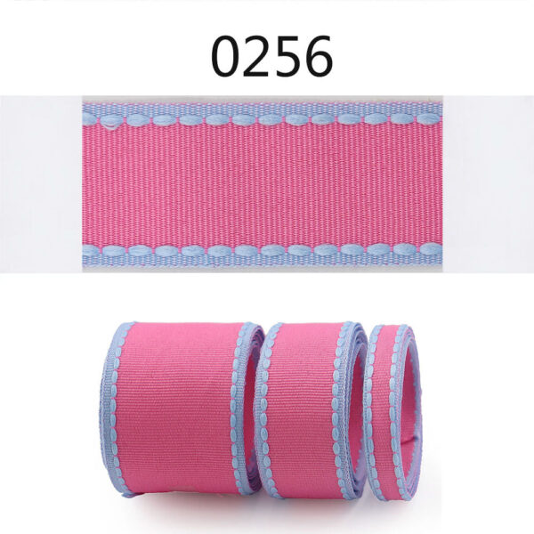 10/25/38mm Candy-Colored Ribbed Ribbon 3 Size Set - Image 10