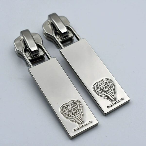 #5 Metal Jackets Zipper Pulls 10pcs - Image 2