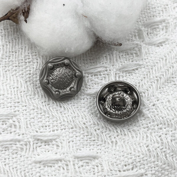 18mm Jacket Shirt Decorative Zinc Alloy Shank Buttons 100 Pack - Image 5