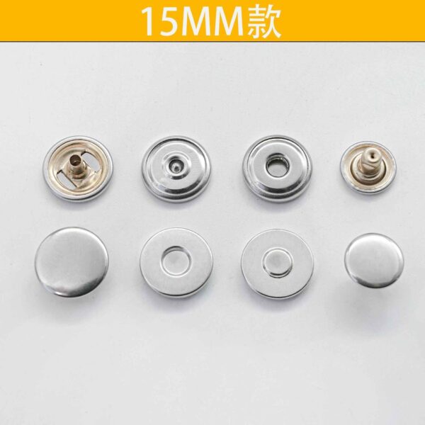 4in1 Copper Magnetic Snaps Washable Down Jacket Fasteners 20pcs