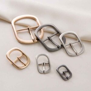 Metal Belt Center Bar Buckles with Pin Adjustable Fasteners 20pcs