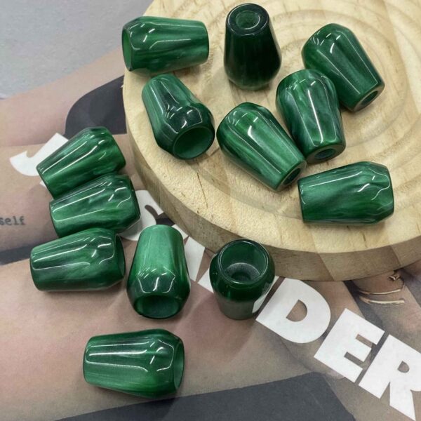 20mm Resin Single-Hole Bell Cord Buttons for Hoodies Coats 30 Pack