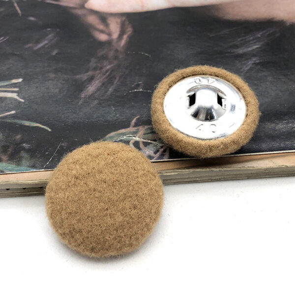 28mm Round Fabric-Covered Buttons for Women's Cashmere Coats 20pcs - Image 6