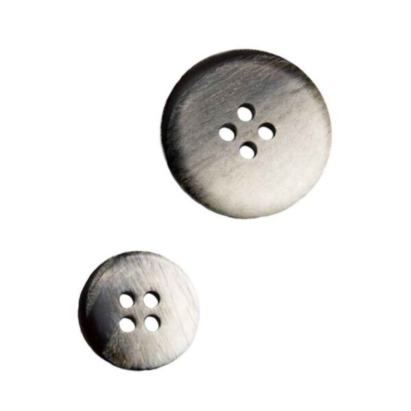 25mm Wood Grain Gradient White Black Round 4-Hole Resin Buttons 100pcs
