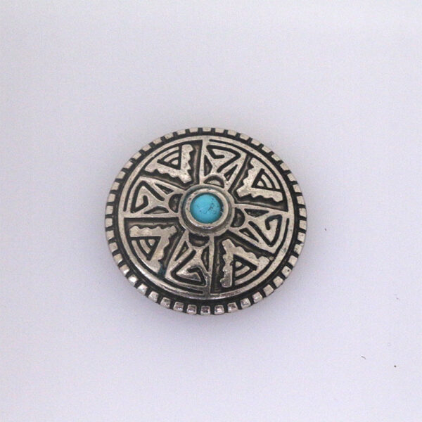 Turquoise Metal Stud Buttons for Belts Bag Clothing 50 Pack(10 Styles) - Image 7