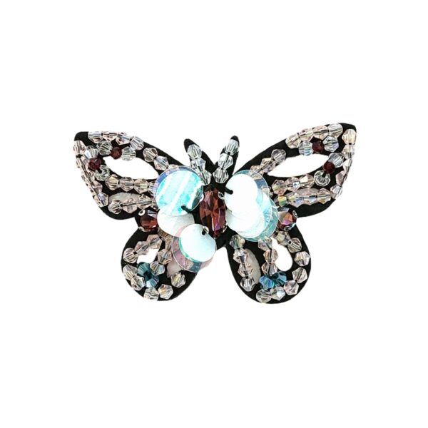 Crystal Butterfly Sequins Applique Sparkling Embellishment 8 Pack - Image 4