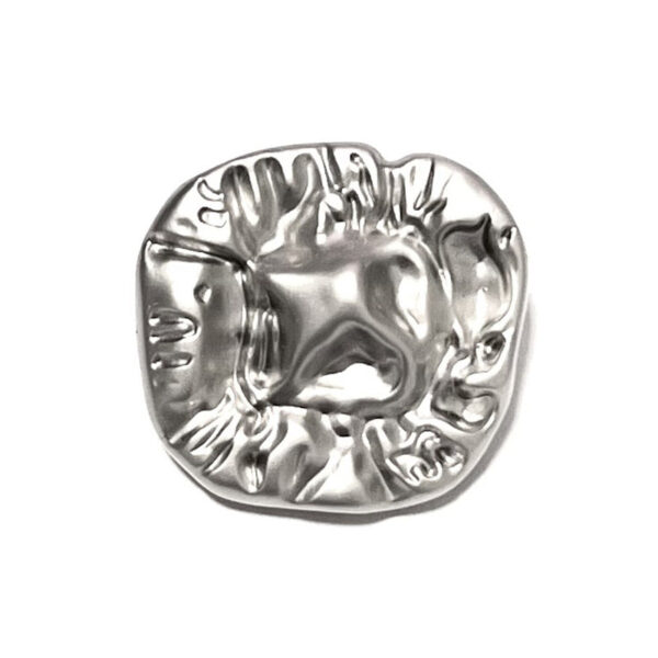 Alloy Irregular Quadrilateral Buttons with Raised Surface 20pcs - Image 4
