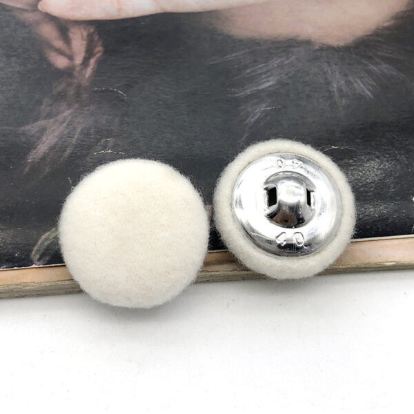 28mm Round Fabric-Covered Buttons for Women's Cashmere Coats 20pcs - Image 4