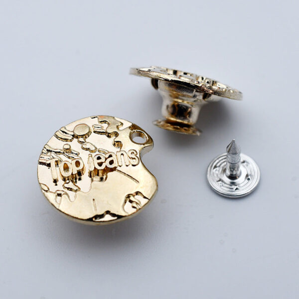 Hollow Round Metal Shank Stud Buttons for Denim Clothing 21 Pack - Image 12