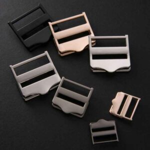 Metal Backpack Heavy-Duty Strap Adjusters Buckles 20 Pack (5 Colors)