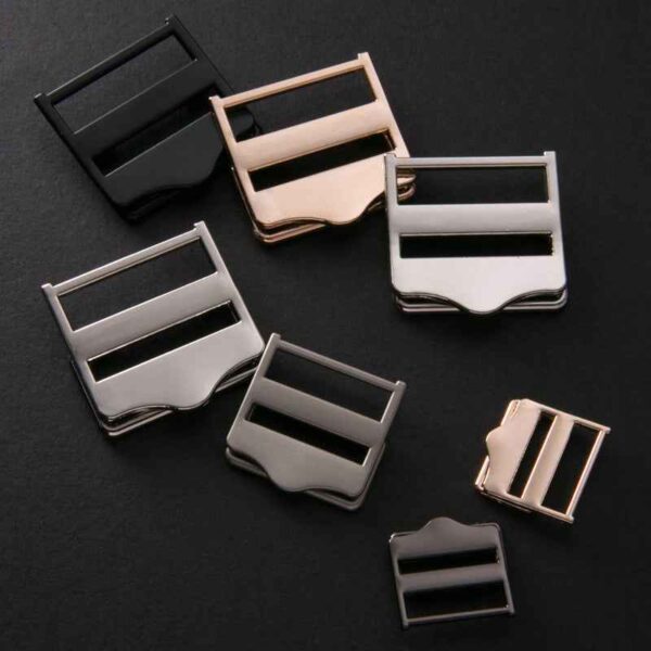 Metal Backpack Heavy-Duty Strap Adjusters Buckles 20 Pack (5 Colors)