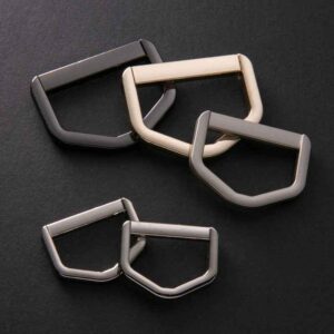 20/25/30mm Metal Hexagonal D-Ring Buckles 20 Pack(5 Colors)