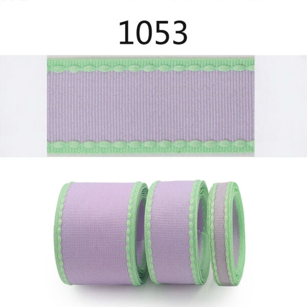 10/25/38mm Candy-Colored Ribbed Ribbon 3 Size Set - Image 13