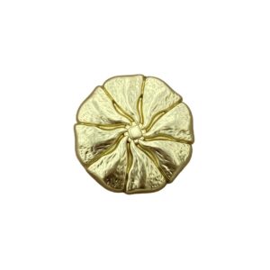 15-23mm White Nickel Flower Metal Shank Buttons for Coats 20pcs