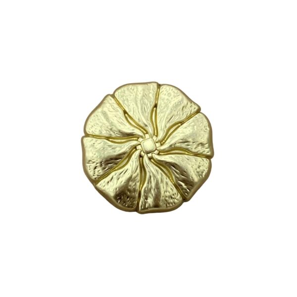 15-23mm White Nickel Flower Metal Shank Buttons for Coats 20pcs