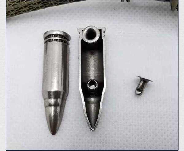 36MM Vintage Silver Bullet Spike Studs 30 Pack(2 Styles)