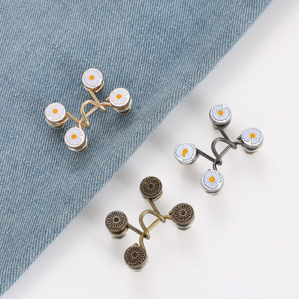 10PCS Pant Waist Tightener Adjustable Waist Buckle Jean Buttons - Image 7