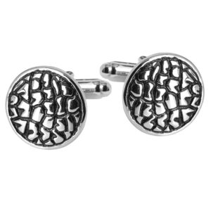 Vintage Black Oil-Rubbed Men's Cufflinks