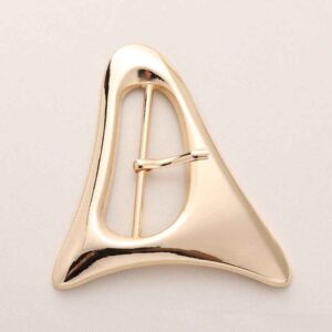40/50mm Triangle Center Bar Buckles Metal Belt Closures 20pcs