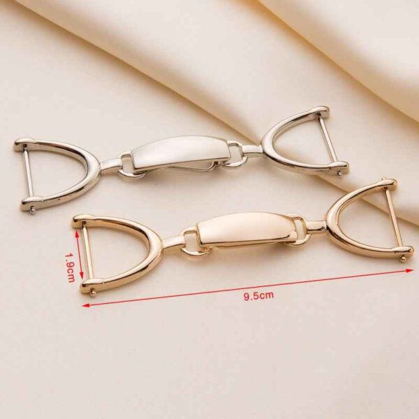 75/95mm Gold Silver Coat Hook Buckles for Trench Coat 20pcs
