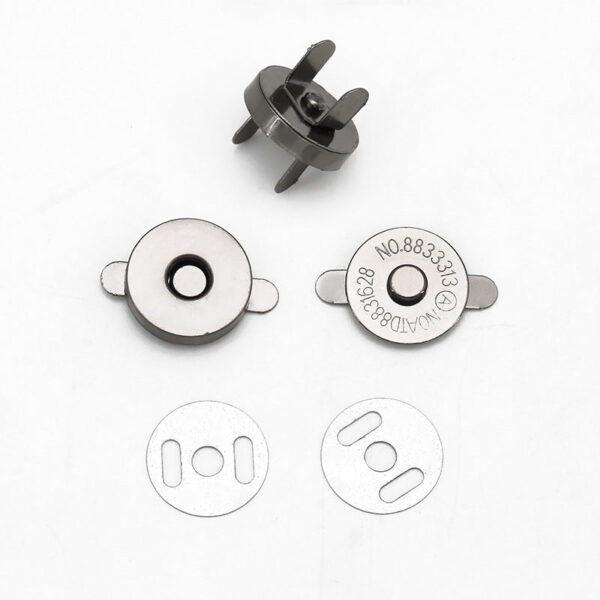 Metal Round Magnetic Snap Buttons for Bag 20pcs