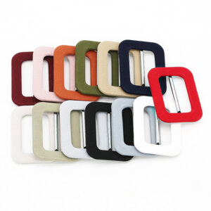 Fabric Covered Metal D-Ring Buckles,Belt Adjustment 8pcs 