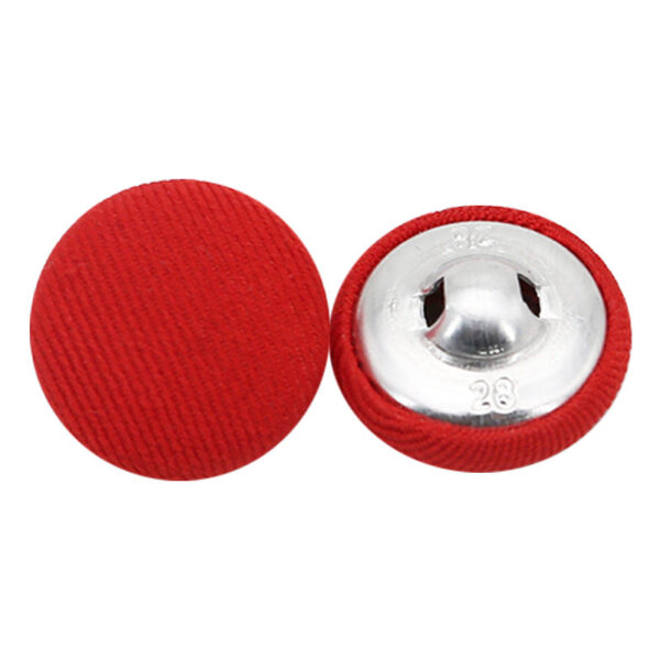 Colorful Round Fabric Covered Shank Buttons,20pcs