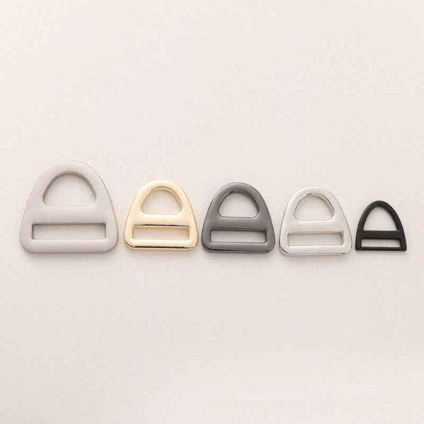 Metal D-Ring Buckles for Bag Strap Swimwear Double Loop 30 Pack