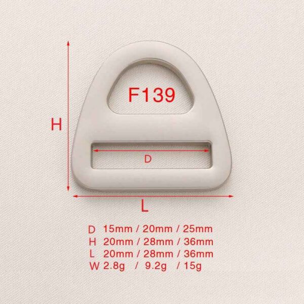Metal D-Ring Buckles for Bag Strap Swimwear Double Loop 30 Pack