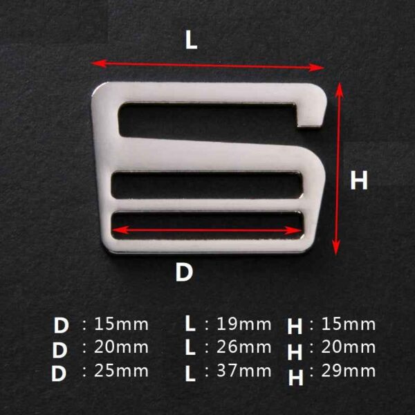 Metal Bra Strap Clasps Adjustable Hook Fasteners for Lingerie 20 Pack