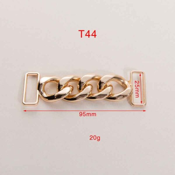 95mm/122mm Alloy Chain Decorative Buckle 20pcs