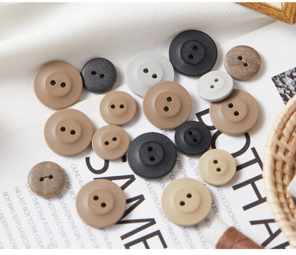 24L/32L Round Two-Hole Eco-Resin Buttons - Image 5