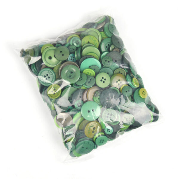 400-600 Piece Colorful Resin DIY Craft Button Set - Image 5