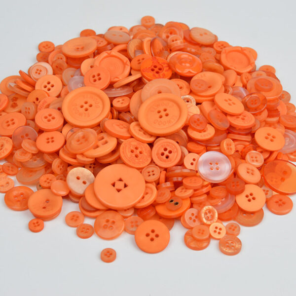 400-600 Piece Colorful Resin DIY Craft Button Set - Image 17