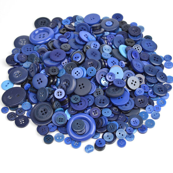 400-600 Piece Colorful Resin DIY Craft Button Set - Image 18