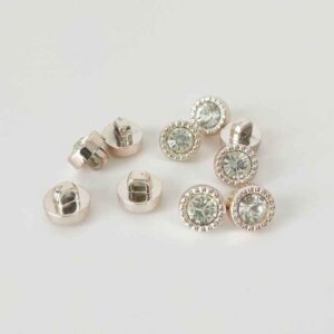 10mm Rose Gold Bead Buttons for Women's Shirts and Dresses 40PCS