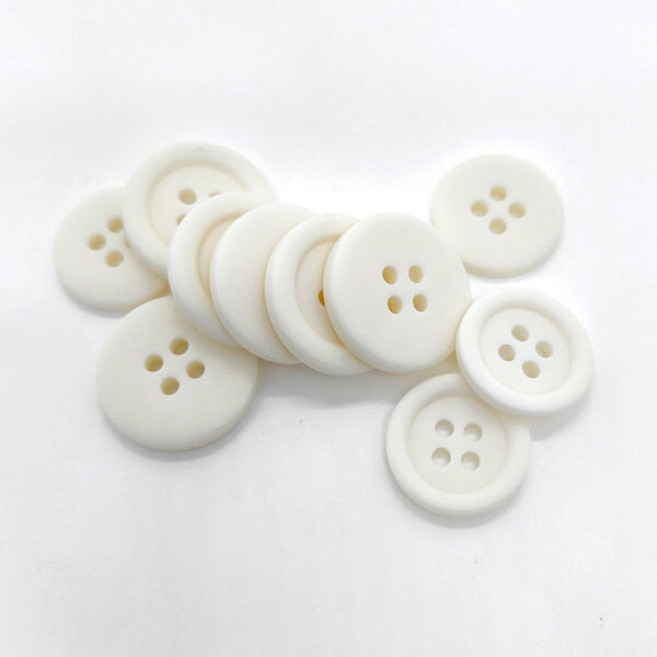 28/32L Black White Grey Navy Blue Round 4-Hole Resin Buttons 100 Pack - Image 6